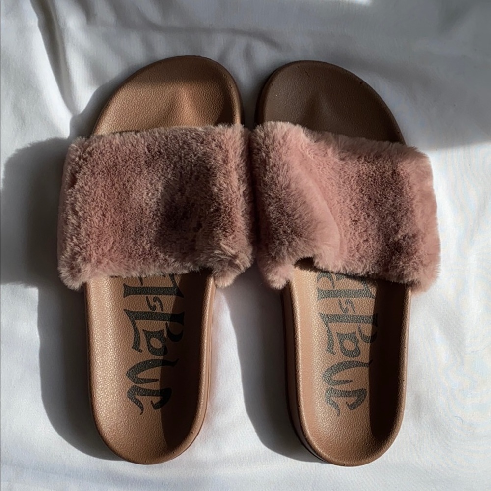 Fuzzy slippers